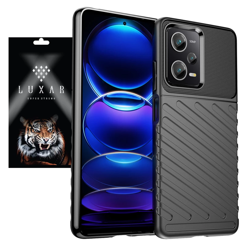 کاور لوکسار مدل Thunder مناسب برای گوشی موبایل شیائومی Redmi Note 12 Pro 5G / Poco X5 Pro 5G