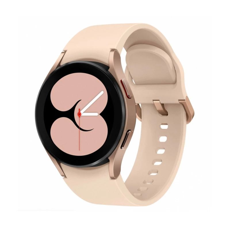 ساعت هوشمند سامسونگ مدل Galaxy Watch4 40mm بند سیلیکونی، مناسب برای ورزش، روزمره، رسمی، بند سیلیکون، فرم صفحه گرد، فناوری GPS، پشتیبانی از سیستم‌عامل Android Wear، با حافظه داخلی 16000