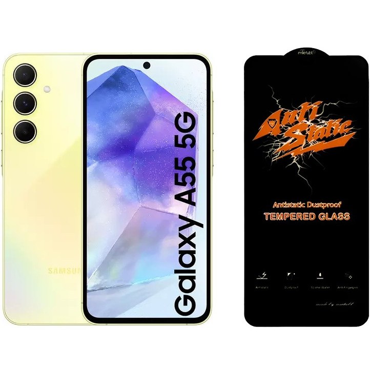 محافظ صفحه نمایش Mietubl Antistatic مناسب برای گوشی موبایل سامسونگ Galaxy A55 5G